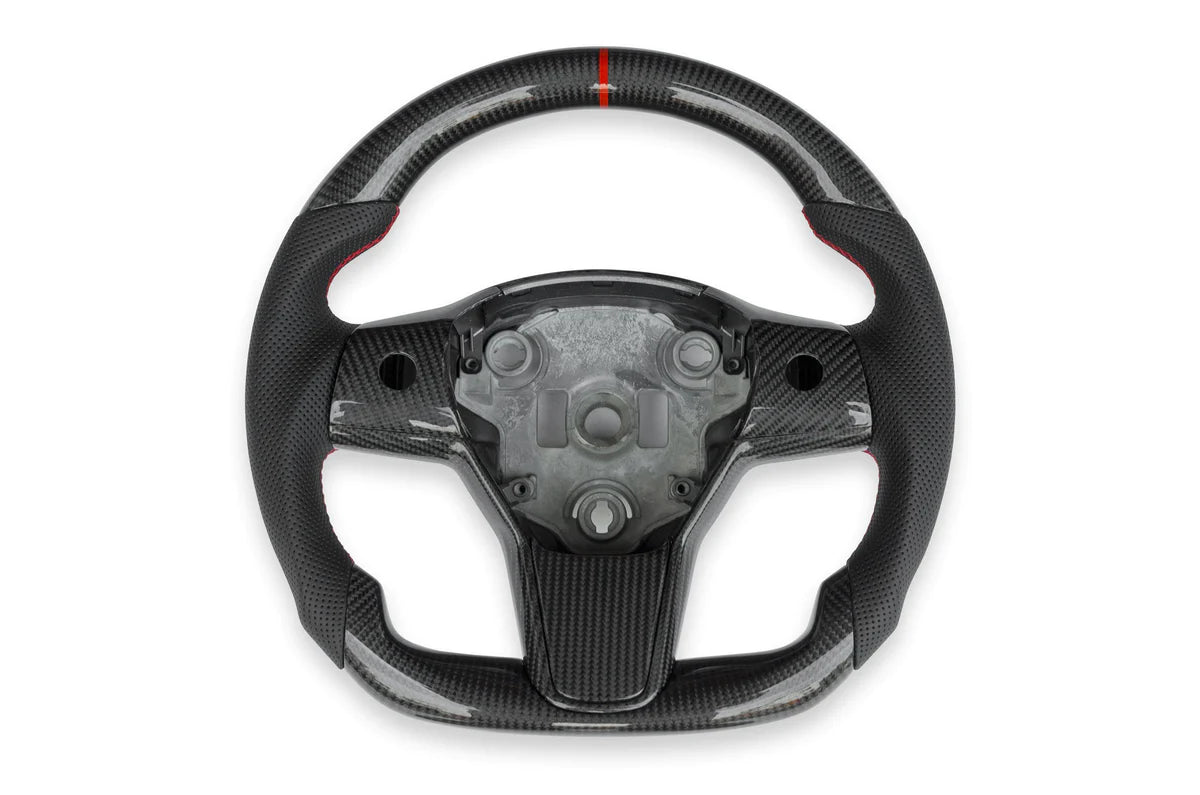 TESLA MODEL 3 & MODEL Y CARBON FIBER STEERING WHEELS
