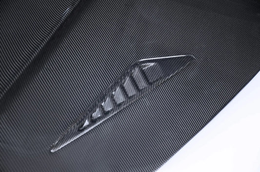 TESLA MODEL 3 (2019-ON) CARBON FIBER HOOD BONNET V2