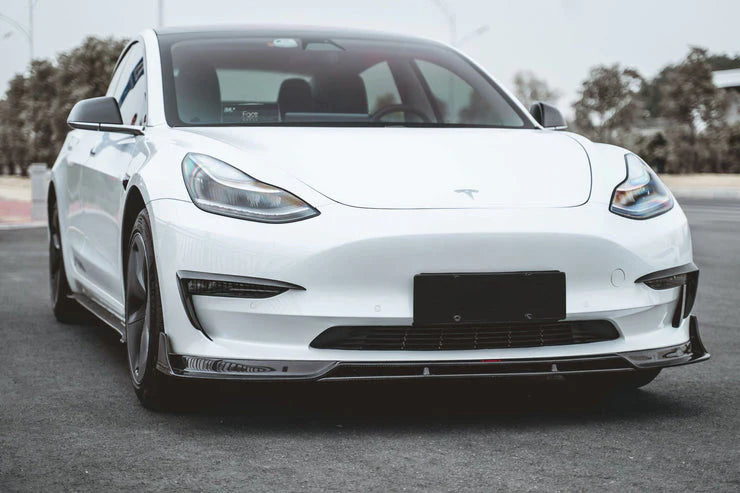 TESLA MODEL 3 (2019-ON) CARBON FIBER UPPER VALENCES