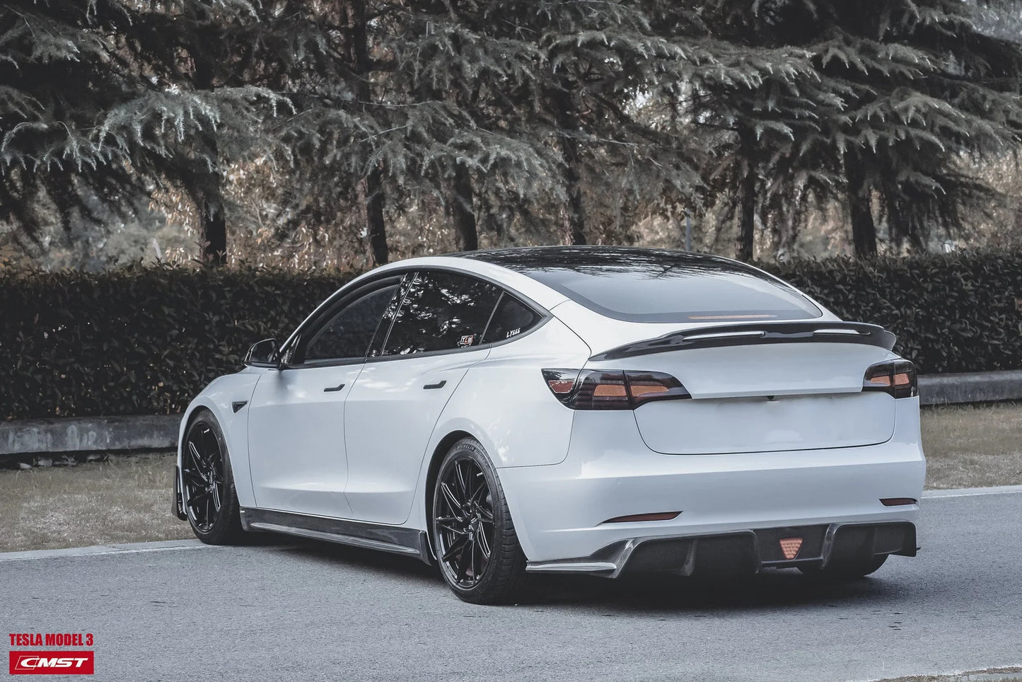 TESLA MODEL 3 (2019-ON) CARBON FIBER REAR SPOILER V4