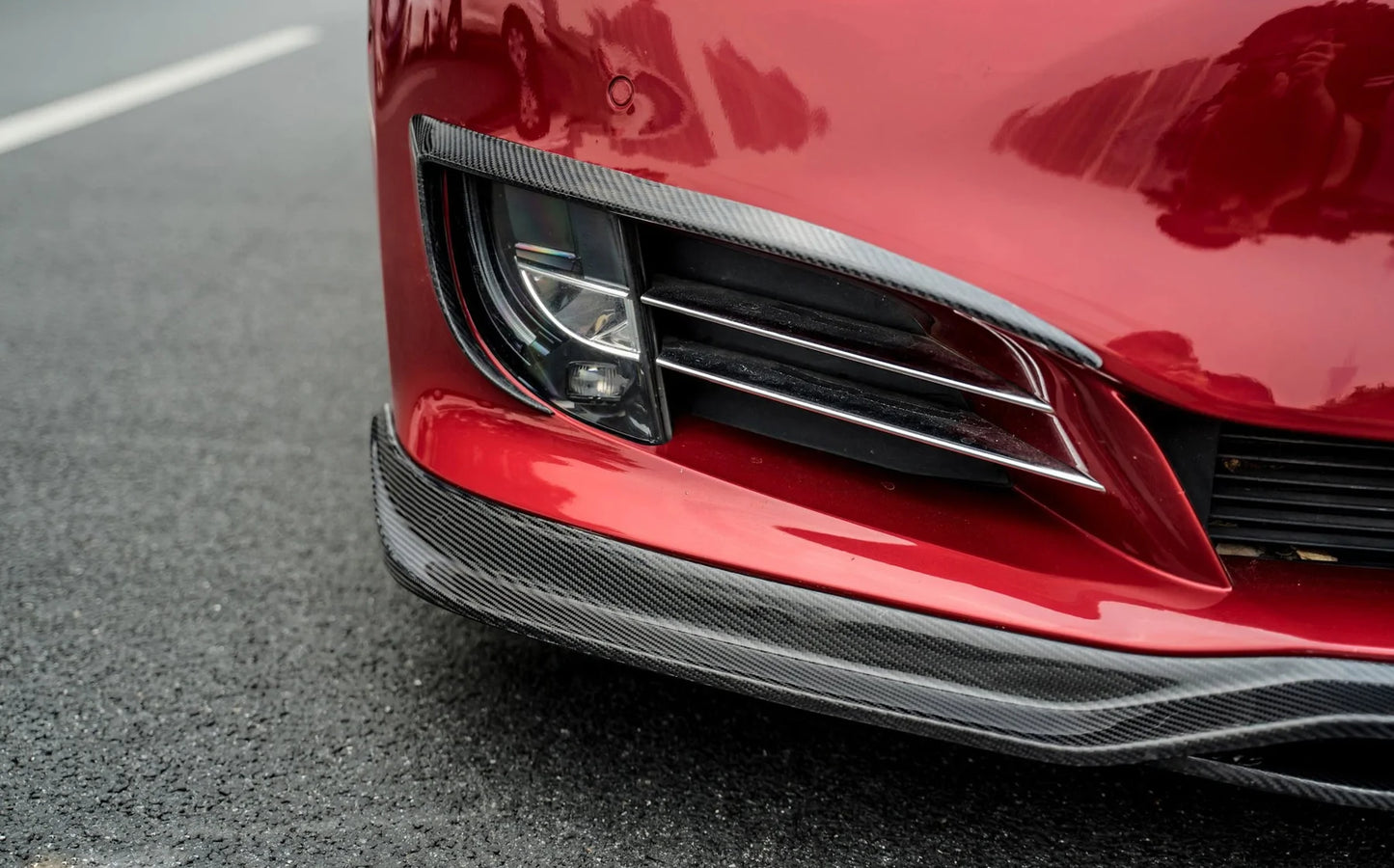 TESLA MODEL S (2013-2020) CARBON FIBER UPPER VALENCES