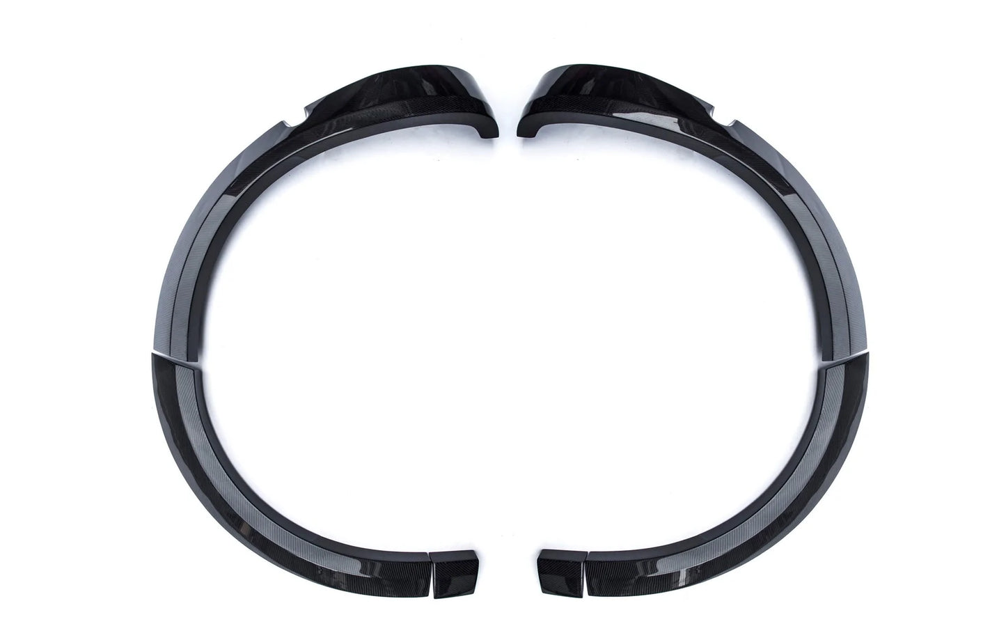 TESLA MODEL X (2016-NOW) CARBON FIBER WIDEBODY WHEEL ARCHES ( 10 PCS )