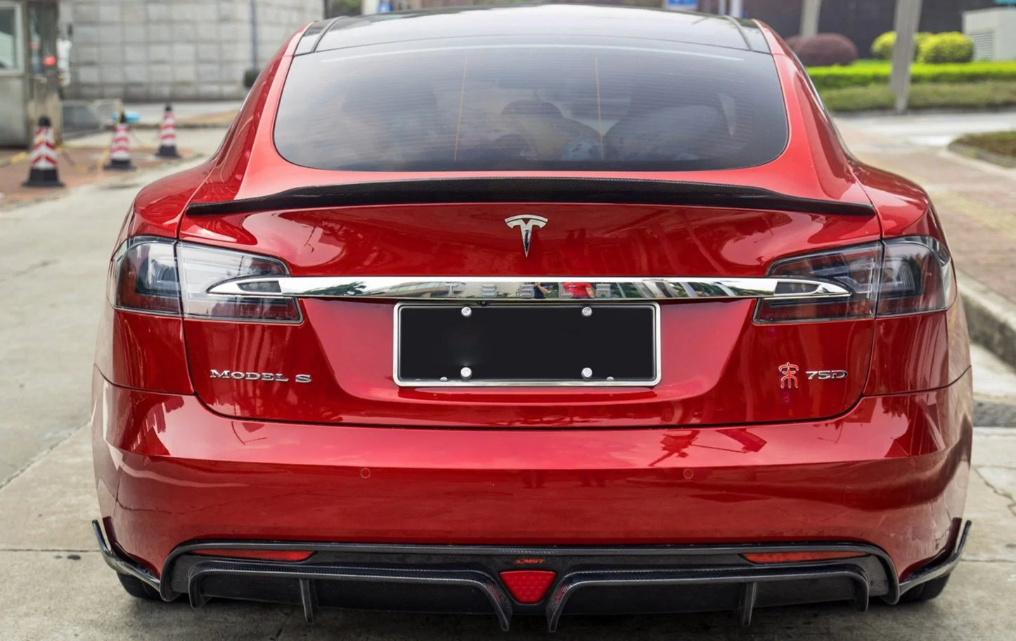 TESLA MODEL S (2013-2020) CARBON FIBER REAR DIFFUSER V1